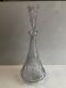 Very Rare Huge Cut Crystal Decanter With Vase Cup Stopper, 20 Tall, 7 1/2 Wide