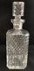 Very Rare Waterford Square Decanter Desqm1 Diamond Step Master Cut