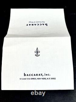 Vintage 1950'baccaratharcourt 1841 Cut Crystal Wine/decanter1237 Oz