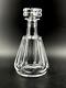 Vintage 1960's Baccarat Crystal Decanter Cut Glass Stopper Tallyrand Pattern