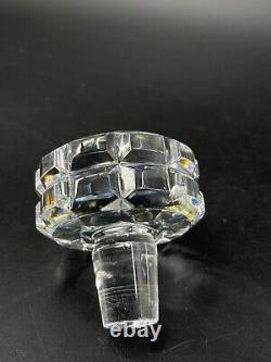 Vintage 1960's BACCARAT Crystal Decanter Cut Glass Stopper TALLYRAND Pattern
