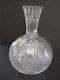 Vintage American Brilliant Cut Crystal Strawberry, Diamond & Fan Carafe