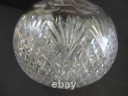 Vintage American Brilliant Cut Crystal Strawberry, Diamond & Fan Carafe