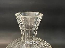 Vintage American Brilliant Cut Glass Crystal Glass Carafe Liquor Wine Decanter