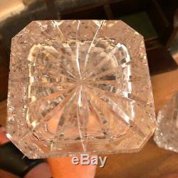 Vintage Antique Cut Crystal Tantalus Decanter Set With Key