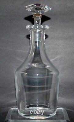 Vintage Baccarat Crystal Embassy Pattern 10 3/4 Liquor Decanter