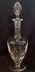 Vintage Baccarat Cut Crystal Footed Decanter 10 With Stopper France