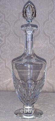 Vintage Baccarat Cut Crystal Footed Decanter 10 with Stopper France
