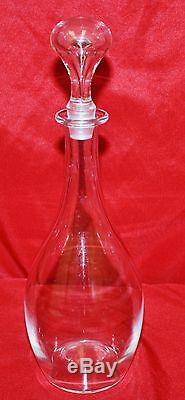 Vintage Baccarat Cut Crystal Glass Decanter With Stopper France