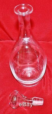 Vintage Baccarat Cut Crystal Glass Decanter With Stopper France