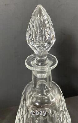 Vintage Baccarat France Cut Crystal Decanter with Stopper 9 Nice Condition