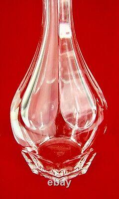 Vintage Baccarat Malmaison Cut Crystal Courvoisier Cognac Decanter 11-3/4 30 Ozs