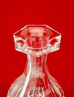 Vintage Baccarat Malmaison Cut Crystal Courvoisier Cognac Decanter 11-3/4 30 Ozs