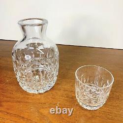 Vintage Crystal Glass Cut Bedside Carafe Tumble Up Carafe and Tumbler Lead