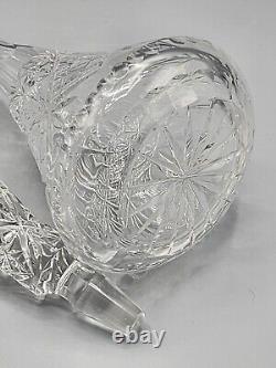 Vintage Cut Glass Decanter