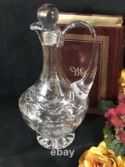 Vintage Cut glass Decanter Spirits holder stopper Barware Liquor Holder