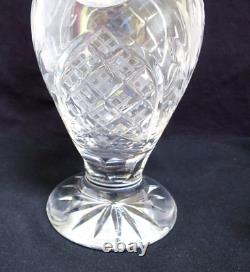 Vintage Cut-glass Decanter with6 Matching Stemmed Goblets & 6 Low Ball Glasses