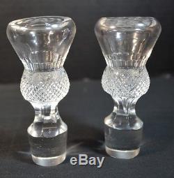 Vintage Edinburgh Scottish Crystal Decanters