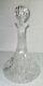 Vintage Etched Bohemian Crystal Decanter And Stopper 12