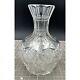 Vintage Heavy American Brilliant Cut Glass Vase Decanter Detailed Designs