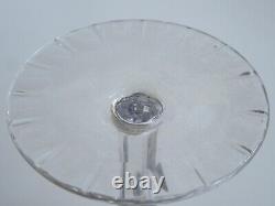 Vintage Nachtmann Bleikristall Amethyst Cut to Clear Decanter & (6) Glass Set