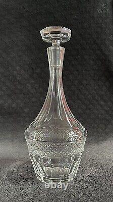 Vintage ORREFORS Sweden Art Glass Cut Crystal Decanter Liquor Whiskey Bottle