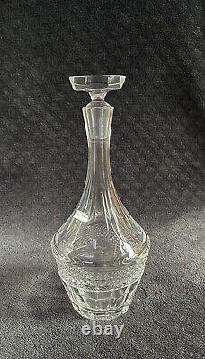 Vintage ORREFORS Sweden Art Glass Cut Crystal Decanter Liquor Whiskey Bottle