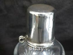 Vintage Signed Hawkes ABP Deep Cut Glass Decanter with Sterling Shot Cup/top