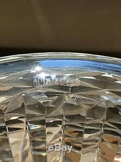 Vintage Signed WATERFORD Cut Crystal ALANA Pattern Ships Decanter & Stopper