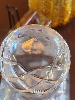 Vintage Square Crystal, Cut Glass, Antique Decanter STUNNING SOPHISTICATED