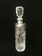 Vintage Sterling Silver Mounted Cut Crystal Decanter Withstopper, 12 1/4 Tall
