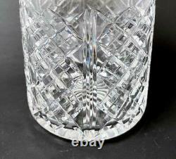 Vintage Stuart England Cut Crystal Decanter Bottle Signed