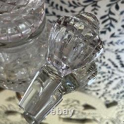 Vintage WATERFORD COLLEEN Short Stem Cut Brandy Crystal Decanter 12