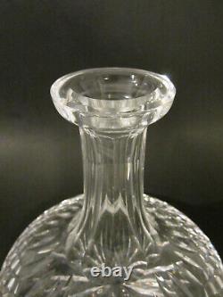 Vintage WATERFORD CRYSTAL LISMORE Irish Cut Glass Captain Ships Decanter 9.75