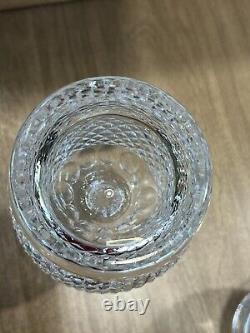 Vintage WATERFORD Crystal LISMORE Decanter withMulti Cut Stopper