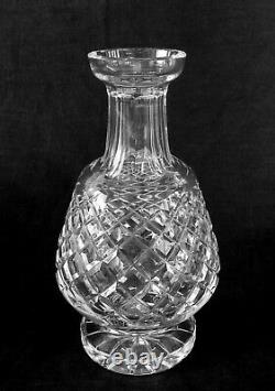 Vintage Waterford Alana full lead hand cut crystal decanter, 12.25 inches