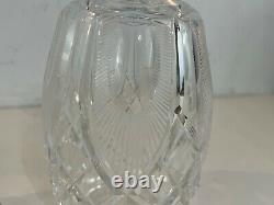 Vintage Waterford Clear Large Cut Glass Decanter