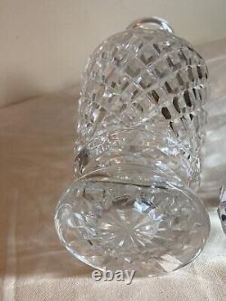 Vintage Waterford Crystal Decanter Diamond Cut 12 with Stopper