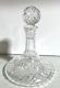 Vintage Waterford Crystal Lismore Ships Decanter Multi Faceted Stopper 10