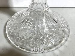 Vintage Waterford Crystal LISMORE Ships Decanter Multi Faceted Stopper 10