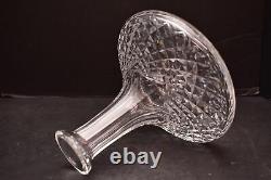 Vintage Waterford Crystal Ships Decanter W Stopper Alana Pattern 9 7/8 NICE
