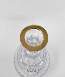 Vintage Waterford Marquis Hanover Gold Crystal Decanter & Stopper Hand Cut 12