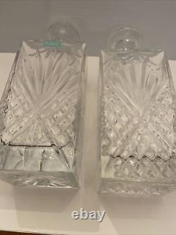 Vintage cut glass decanters Lefonte