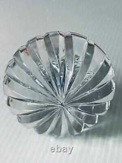 Violetta Hand Cut 24% lead crystal Ship's Decanter Poland Vintage Mid Century