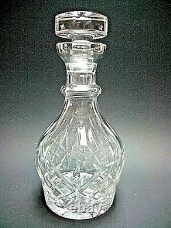 WATERFORD CRYSTAL RINGNECK DECANTER with Stopper9.25 TALLEXCELLENT