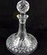 Waterford Cut Crystal Lismore Ships Decanter 10 1/4 Heavy Signed Ec