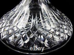 WATERFORD CUT CRYSTAL LISMORE SHIPS DECANTER 10 1/4 HEAVY SIGNED EC