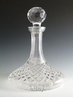 WATERFORD Crystal COLLEEN / ALANA Cut Ships Decanter 10 1/2