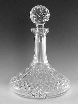 WATERFORD Crystal LISMORE Cut Ships Decanter 10