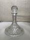 Waterford Crystal'lismore' Ships Liquor Decanter Signed With Stopper 10 Vintage